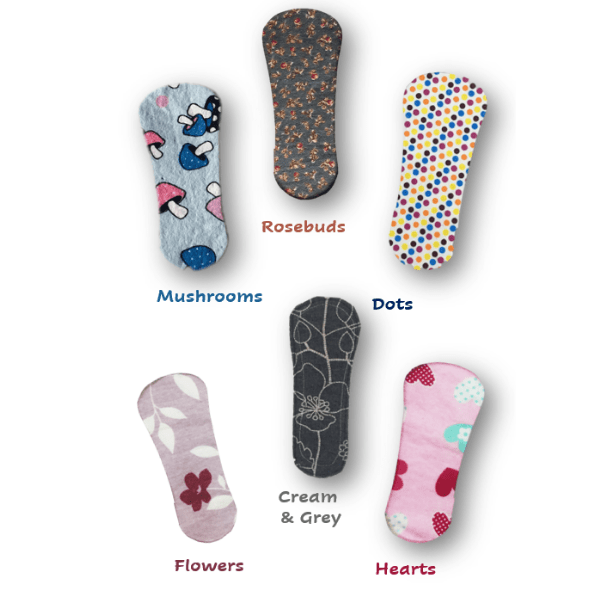 Washable sanitary towels