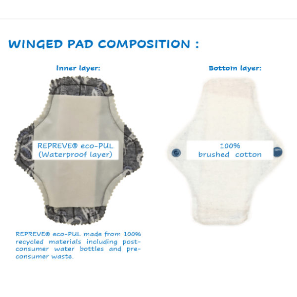Cloth stress urinary incontinence pads