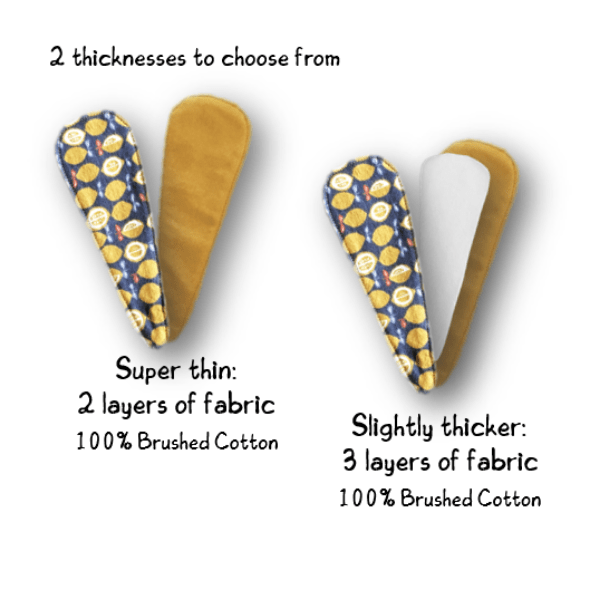 Reusable wingless thong liners