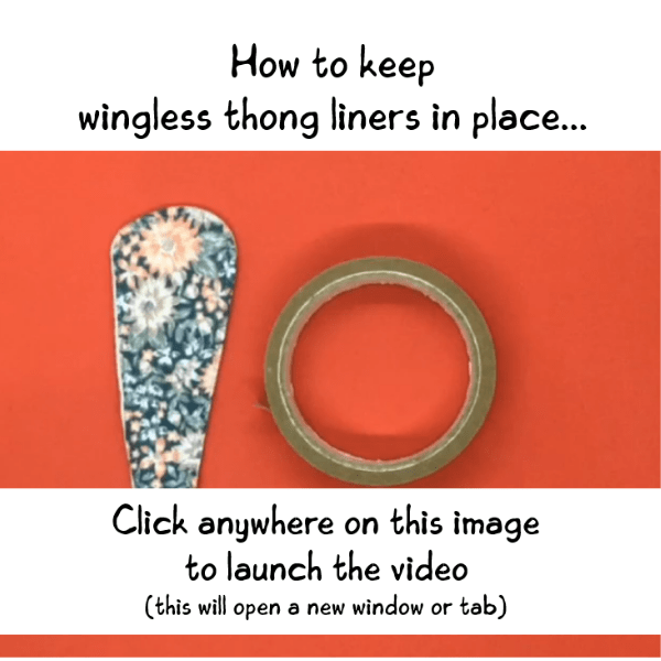 Reusable thong liners