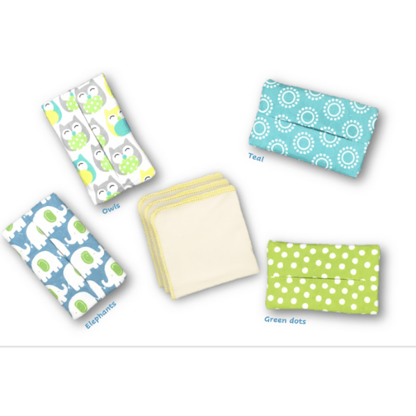 Handmade bamboo face wipes